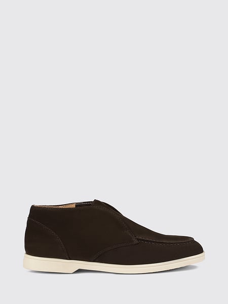 Suede Calfskin Chukka Boots Doucal's with Rubber Sole