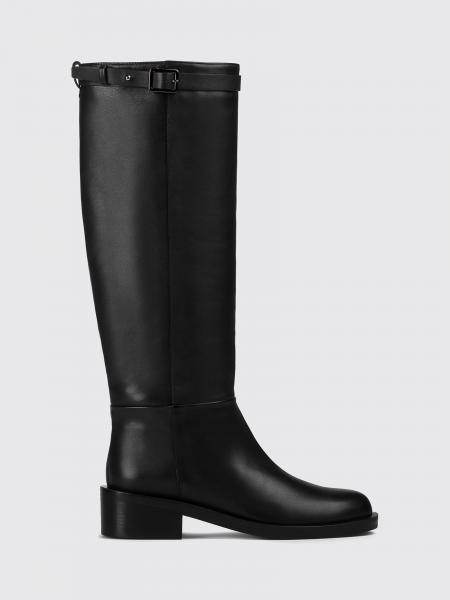 Smooth Calfskin Knee-High Boots Doucal's with Side Zip