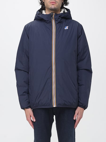 Fleece-Lined Hooded Nylon Windbreaker K-Way