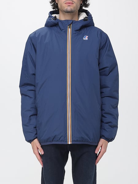 Fleece-Lined Hooded Nylon Windbreaker K-Way