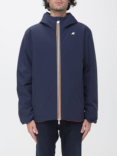 Reversible Hooded Windbreaker K-Way in Recycled Nylon