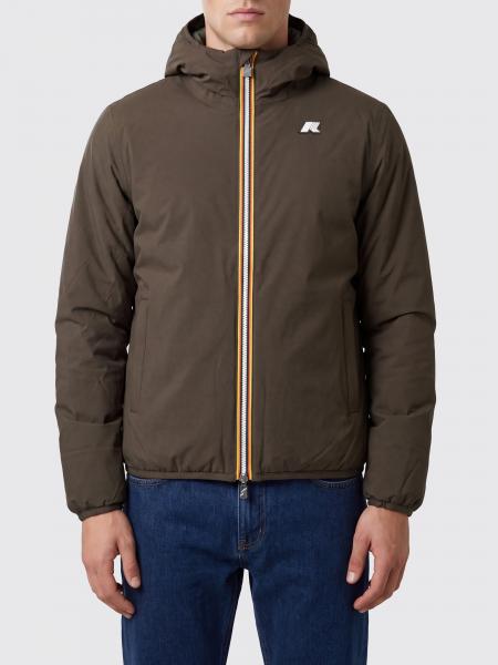 Reversible Hooded Windbreaker K-Way in Recycled Nylon
