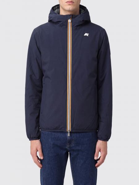 Reversible Hooded Windbreaker K-Way in Recycled Nylon
