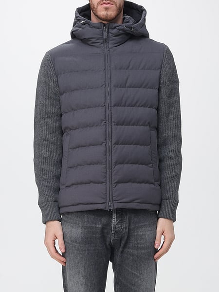 Colmar Quilted Nylon Down Jacket with Hood and Zip Closure