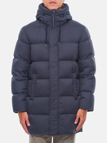 Herno Quilted Ultralight Nylon Short Down Jacket with Hood