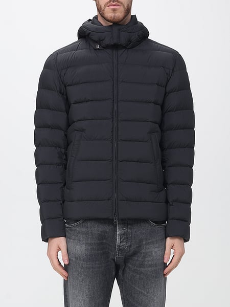 Quilted Down Jacket Colmar with Hood and Duck Down Padding