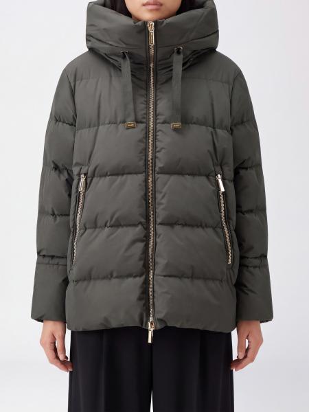 Gadia-STP Moorer Quilted Nylon Short Down Jacket with Hood