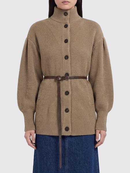 Turtleneck Cardigan Brunello Cucinelli in Wool, Cashmere and Silk with Belt