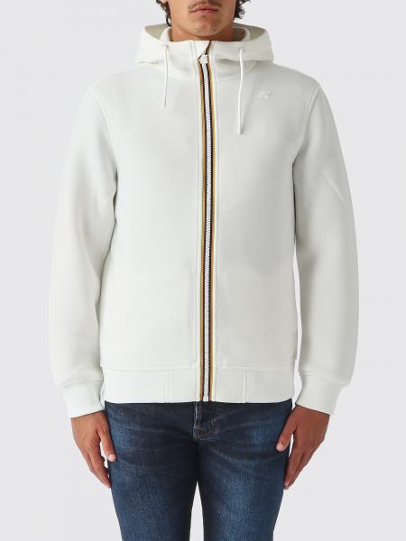 K-WAY Men's Zip-Up Hoodie in Stretch Technical Fabric