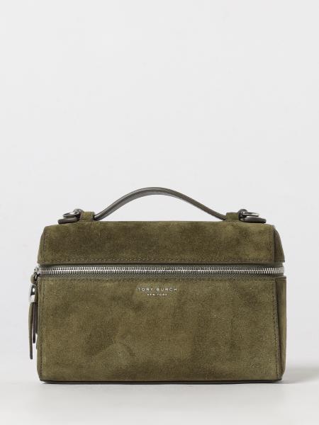 Romy Tory Burch Mini Handbag in Leather and Suede with Detachable Strap