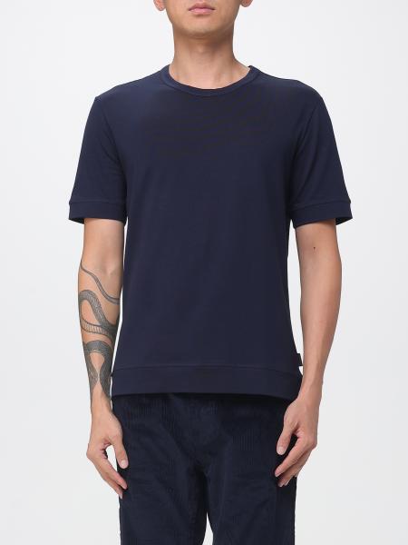 Short-Sleeved Jersey Crewneck T-shirt Paolo Pecora