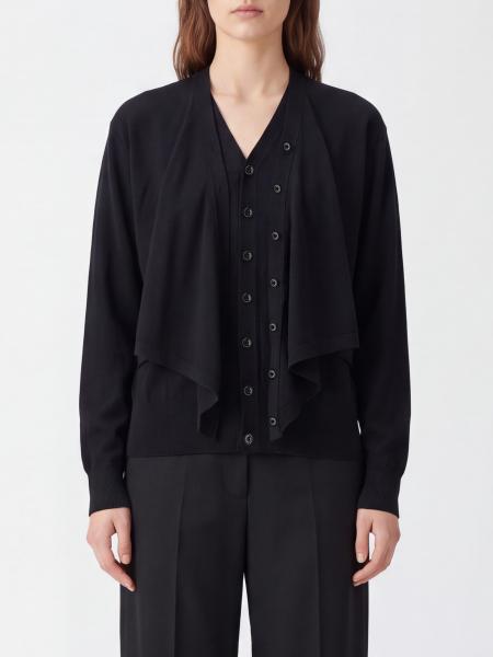 V-Neck Wool Blend Cardigan Lemaire with Button Closure