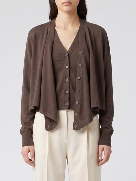 V-Neck Wool Blend Cardigan Lemaire with Button Closure