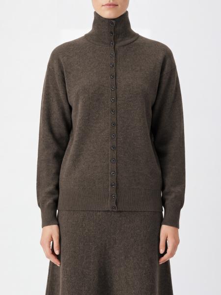Hochgeschlossener Cardigan Lemaire aus reiner Wolle mit Knopfverschluss