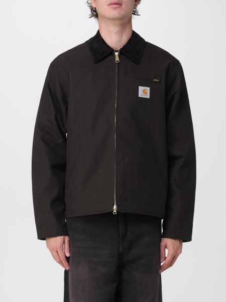 Detroit Hemdjacke Carhartt WIP aus Bio-Baumwolle mit Samtkragen