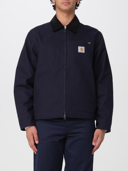 Detroit Hemdjacke Carhartt WIP aus Bio-Baumwolle mit Samtkragen