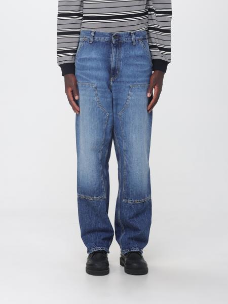Double Knee Straight-Leg Jeans Carhartt WIP in Cotton Denim