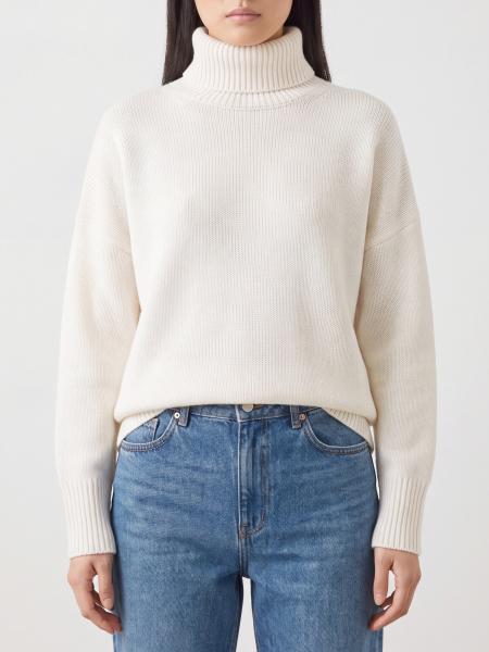 Turtleneck Jumper Lisa Yang in Pure Cashmere with Dropped Shoulders