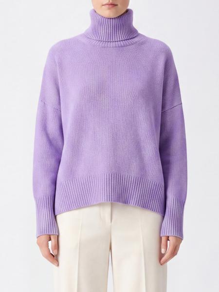 Turtleneck Jumper Lisa Yang in Pure Cashmere with Dropped Shoulders