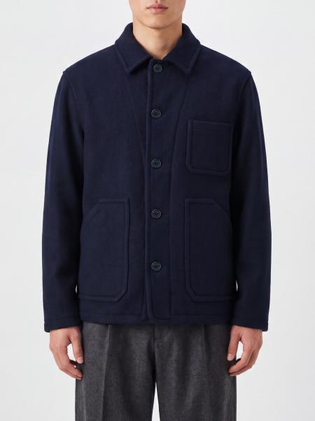 Casual Wool Blend Shirt Jacket Brooksfield with Front Patch Pockets
