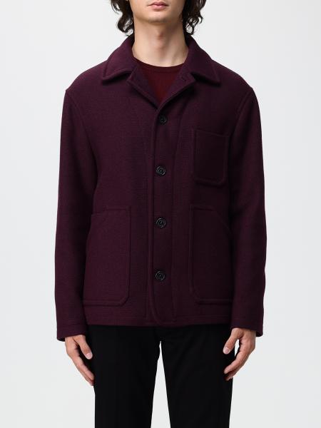 Casual Wool Blend Shirt Jacket Brooksfield with Front Patch Pockets