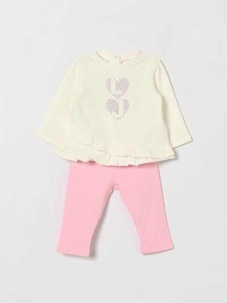 Two-Piece Cotton Set LIU JO for girls with ruffle application
