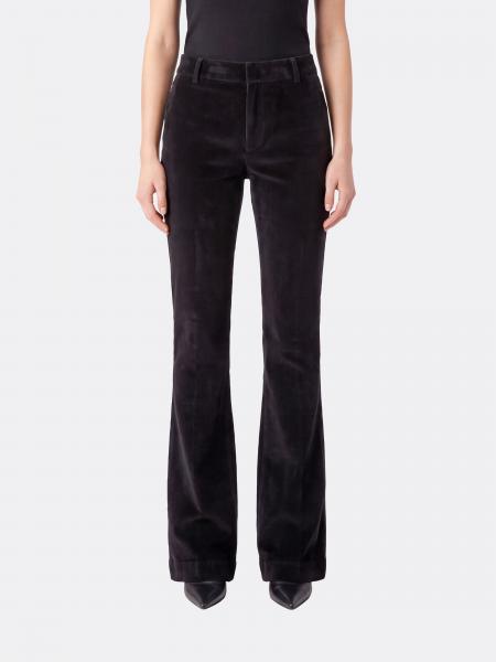 Pantalones chinos acampanados PT Torino de pana burdeos