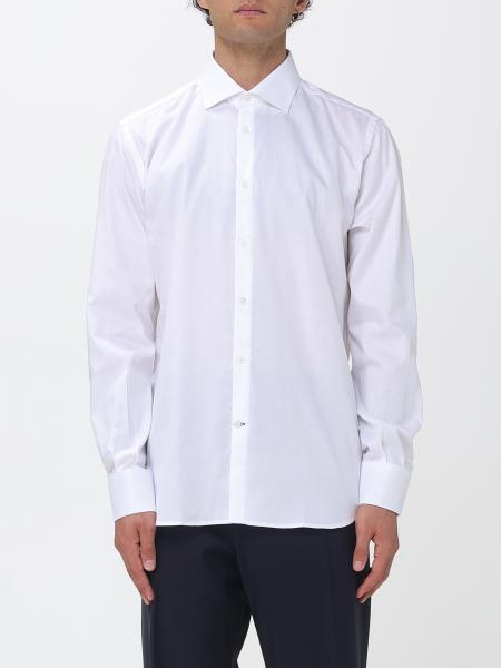 Button-Down Collar Casual Shirt Brooksfield in Cotton Poplin
