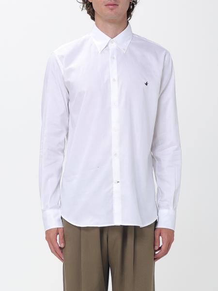 Button-Down Collar Casual Shirt Brooksfield in Oxford Cotton