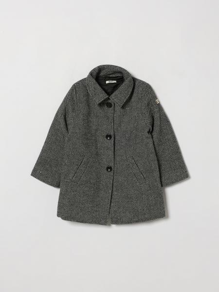 Einreihiger Mantel LIU JO aus Wollmischung mit Chevron-Muster für Mädchen