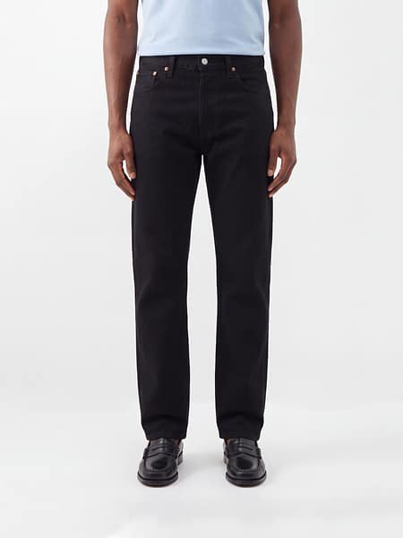 Levi's 501® Straight Leg Jeans in Cotton Denim with Mid-Rise
