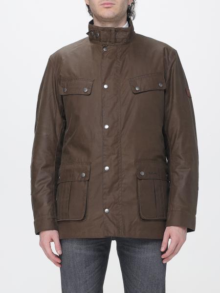 Chaqueta Duke Barbour de algodón encerado con cuello de estilo motero