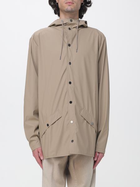 Hooded Waterproof Jacket Rains in Recycled Technical Fabric