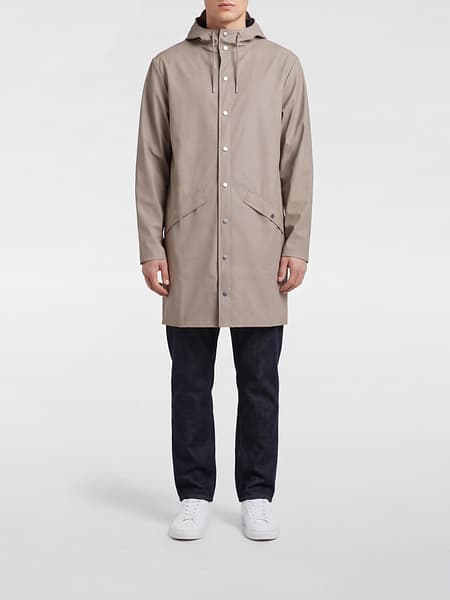 Imperméable à capuche Rains longueur genou en tissu technique recyclé