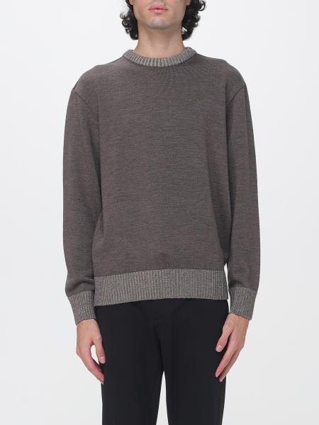 100% Wool Crewneck Jumper Paul & Shark with Ribbed Trims