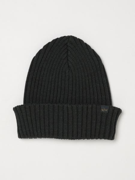 Paul & Shark Solid Color Pure Wool Beanie Hat