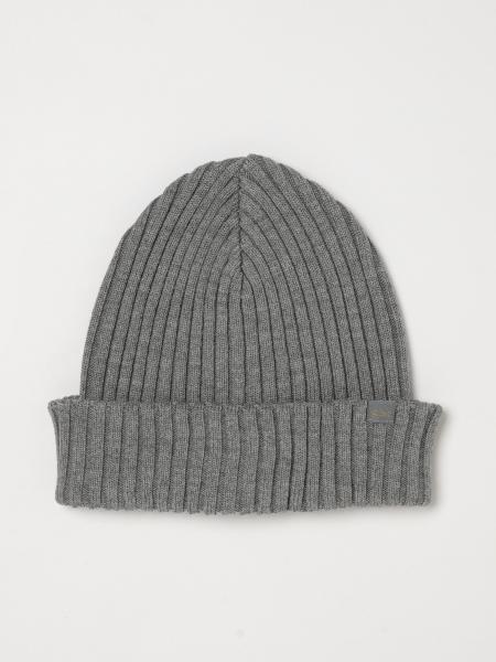 Paul & Shark Solid Color Pure Wool Beanie Hat