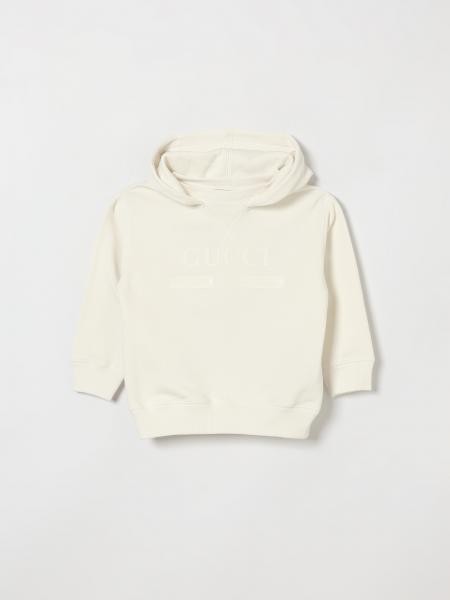 GUCCI ボーイズ トーナルロゴ コットン フーディ