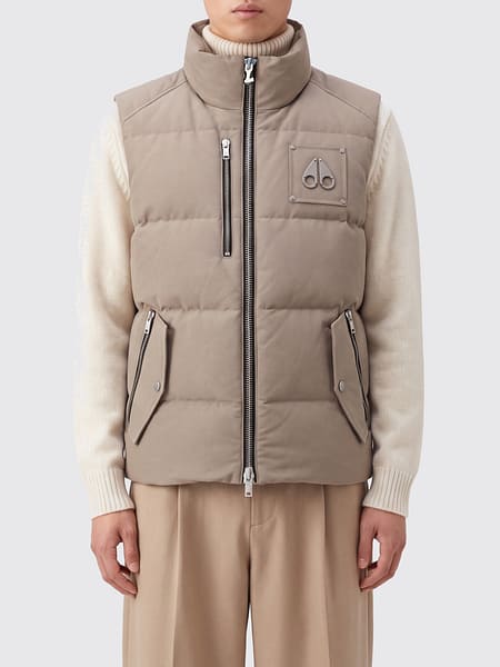 Moose Knuckles Padded High-Neck Vest in Recycled Nylon
