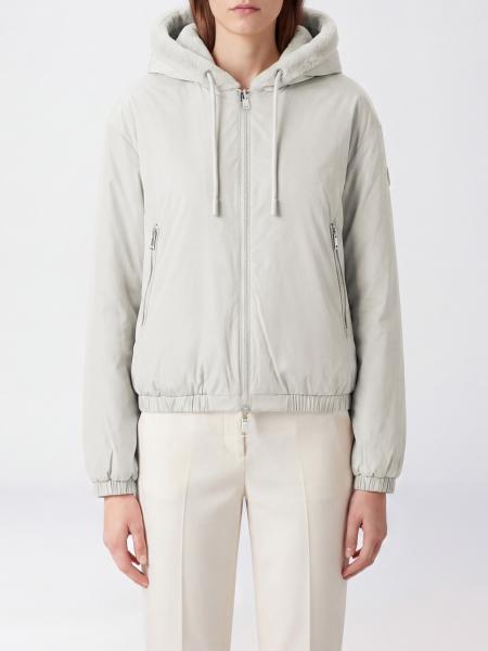 Moose Knuckles Eaton Bunny Reversible Hooded Jacket in Faux Fur