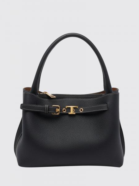 Small Grained Leather Shoulder Bag Tod's with T Timeless Logo