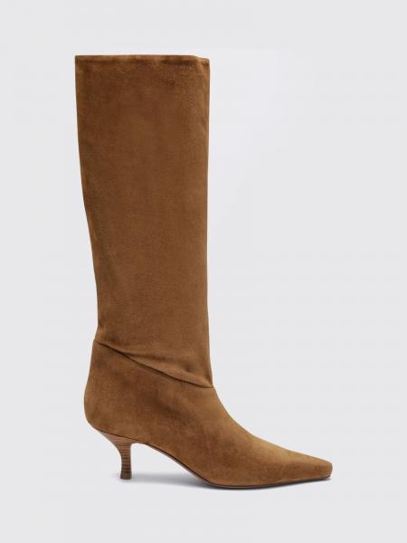 Paris Texas Suede Knee-High Stiletto Boots
