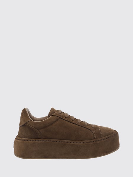Casadei Suede Platform Sneakers with Rear Logo