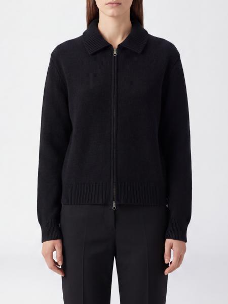 Lisa Yang Pure Cashmere Zip-Up Polo Jumper