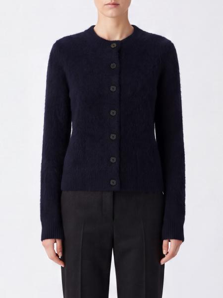 Lisa Yang Pure Cashmere Crewneck Buttoned Cardigan