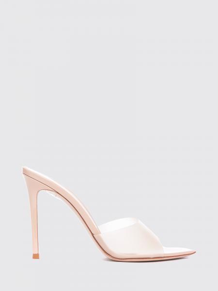 Elle Mules Gianvito Rossi in PVC and Patent Leather with Stiletto Heel