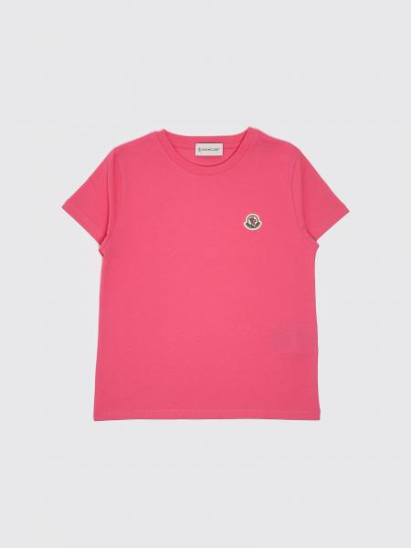 Moncler Boy's Set of Three Cotton T-shirts with Logo Patch