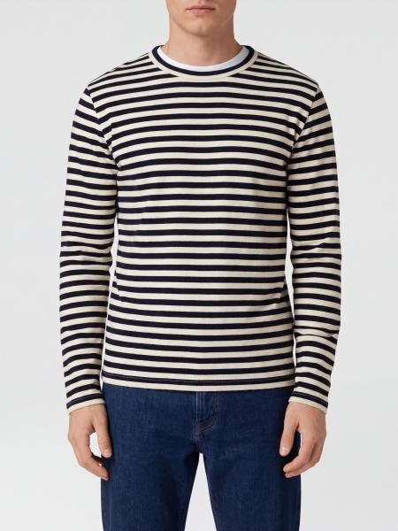 Gestreifter Slim-Fit-Pullover Extreme Cashmere aus Baumwoll-Kaschmir-Mischung