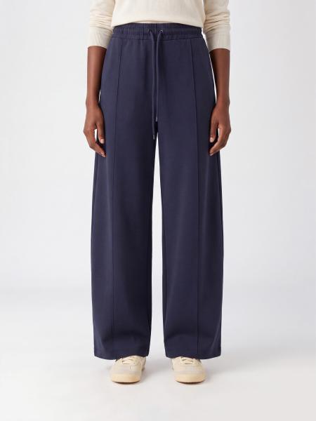 Olmo Wide-Leg High-Waisted Technical Fabric Jogging Trousers Max Mara