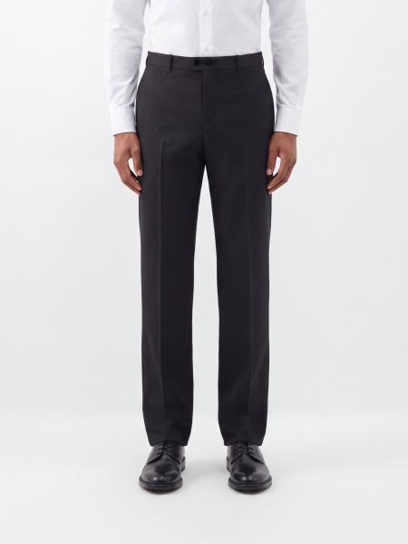 Pantaloni sartoriali slim fit Jil Sander in lana vergine e mohair